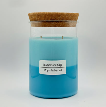 Litoral | Dual-Scented Luxury Layered Candle – 300g Cocosoy