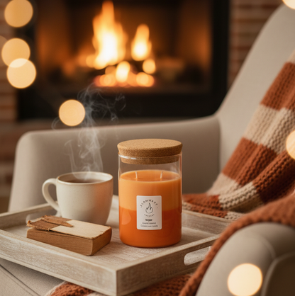 Vesper | Dual-Scented Luxury Layered Candle – 300g Cocosoy