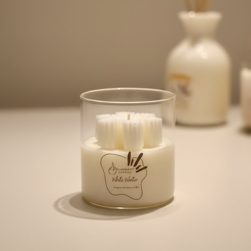 White Winter | Artisanal Scented Soy Candle – 200g